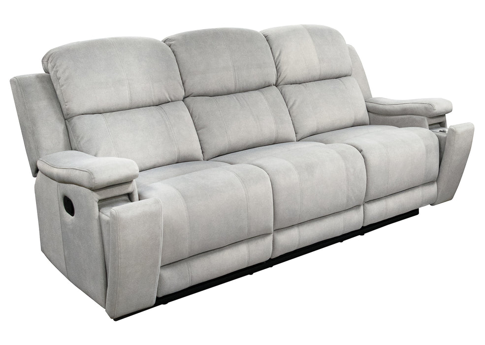 Valeria Dove Reclining Sofa W/Cupholder