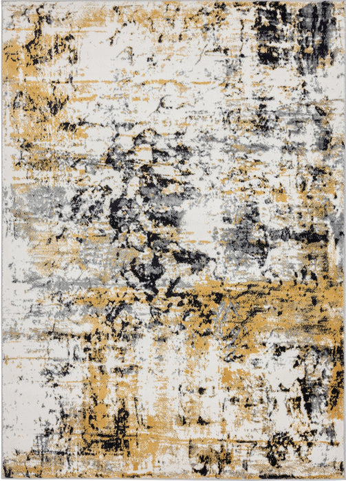 Grey/Yellow Rug Samos Collection