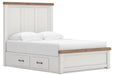 Ashley Savonport Queen Panel Bed with Storage — Plus