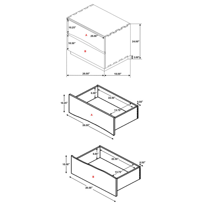 Winslow Bedroom Set Smokey Walnut