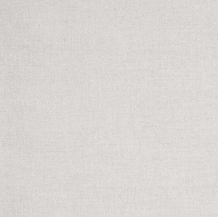 Evangeline Upholstered Demilune Bench Ivory and Silver Oak