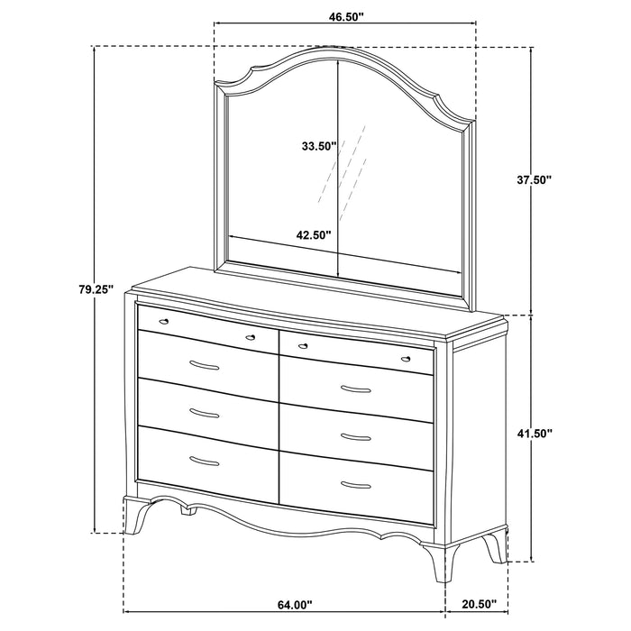 Revello Dresser with Mirror