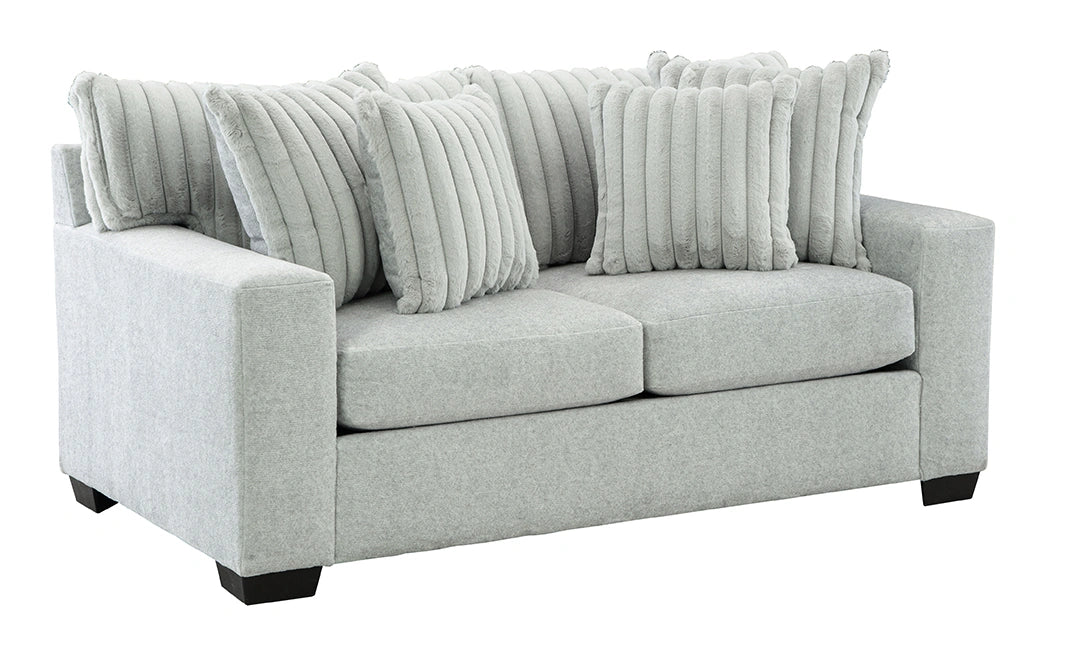 Cloud Silver Loveseat