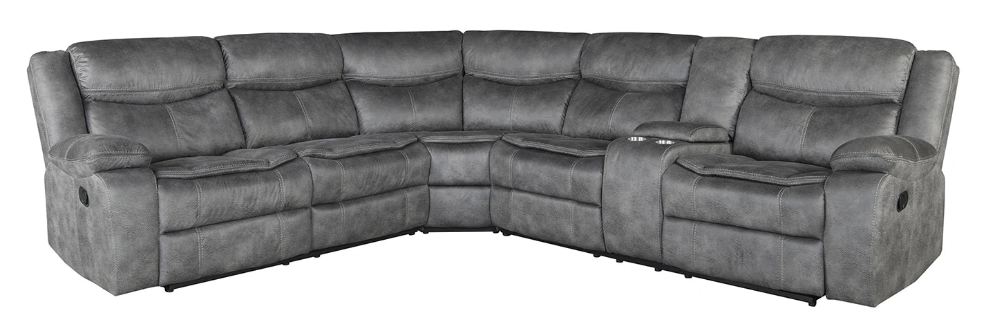 Dorado Charcoal 3pc Sectional Laf, Raf & Wedge