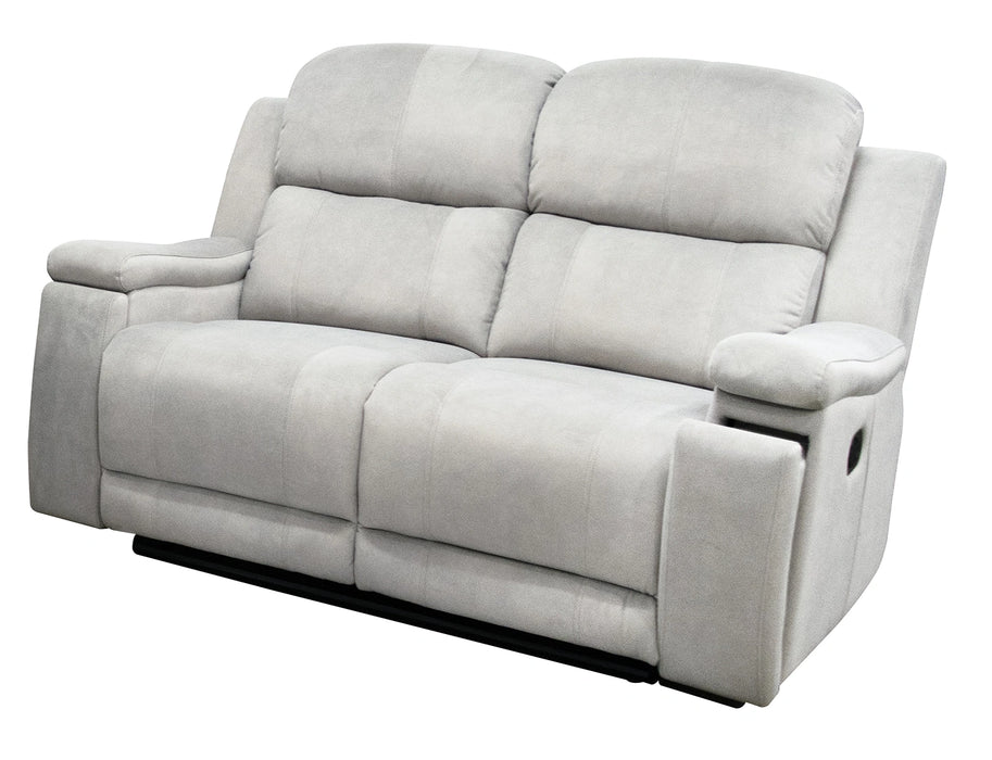 Valeria Dove Rec Loveseat W/Cupholder