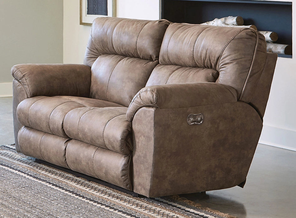 Hollins Coffee Power Loveseat