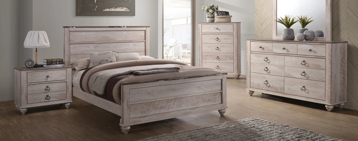 Jessup Queen Bed, Dresser, Mirror