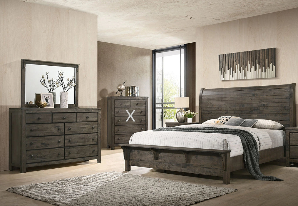 Cassidy Queen Bed, Dresser, Mirror