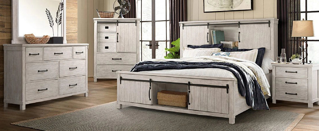 Scott White Door Chest