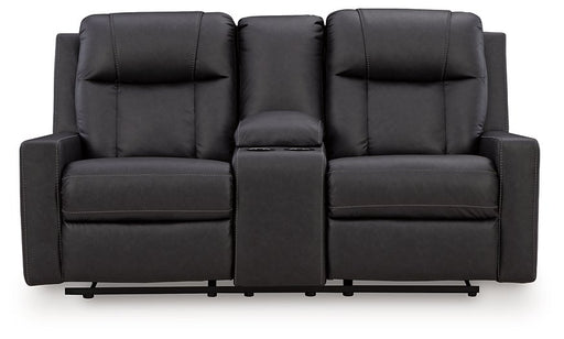 Mackmenville Reclining Loveseat with Console