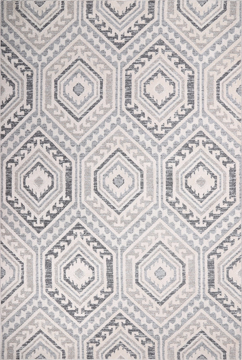 Grey/Cream Rug Venice Collection