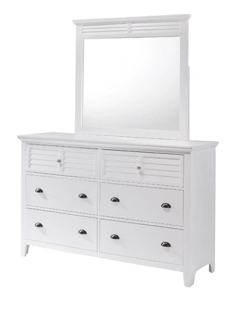 Cottage Bay White Mirror