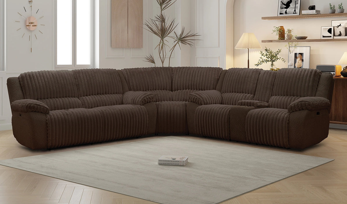 Mondo Chocolate 3pc Sectional