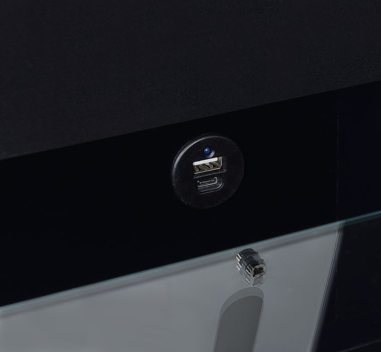 Danbury Makeup Vanity Table with LED Mirror and Stool