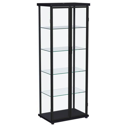 Aero Curio Cabinet with LED Lighting