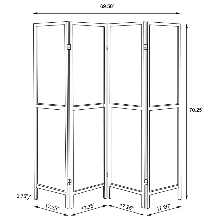 Deepika Four-Panel Room Divider