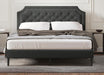 Hanfield Gray King Bed image