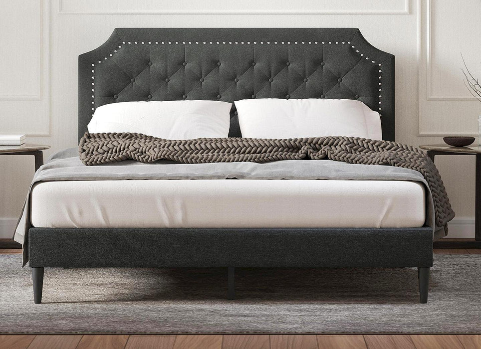 Hanfield Gray King Bed image