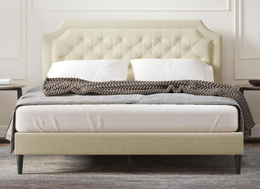 Hanfield Beige King Bed image