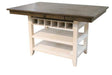 Lakewood Gray/White Pub Table Base image