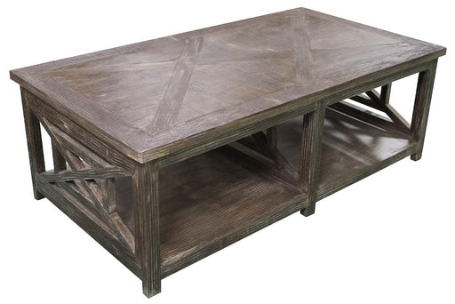 Barnwood X Squared Coffee Table image