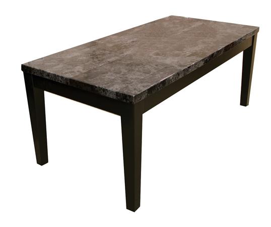 Black Faux Marble Cocktail Table image