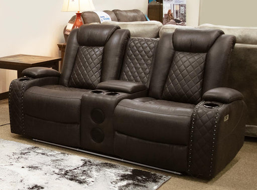 Omega Brown Power Reclining Loveseat image