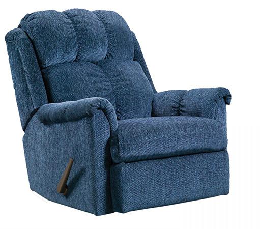 Tahoe Blue Rocker Recliner image