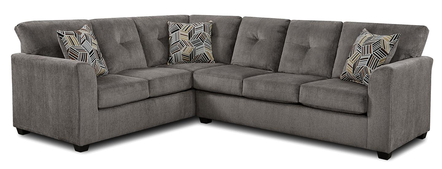 Kennedy Grey 2Pc Sectional image