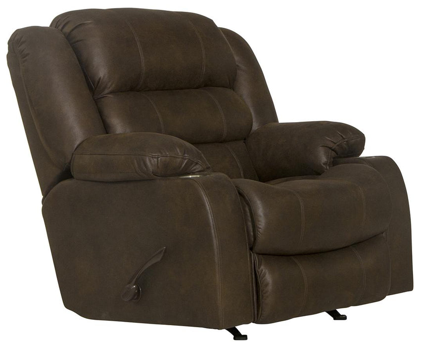 Beckley Walnut Rocker Recliner W/ Cup Holder image