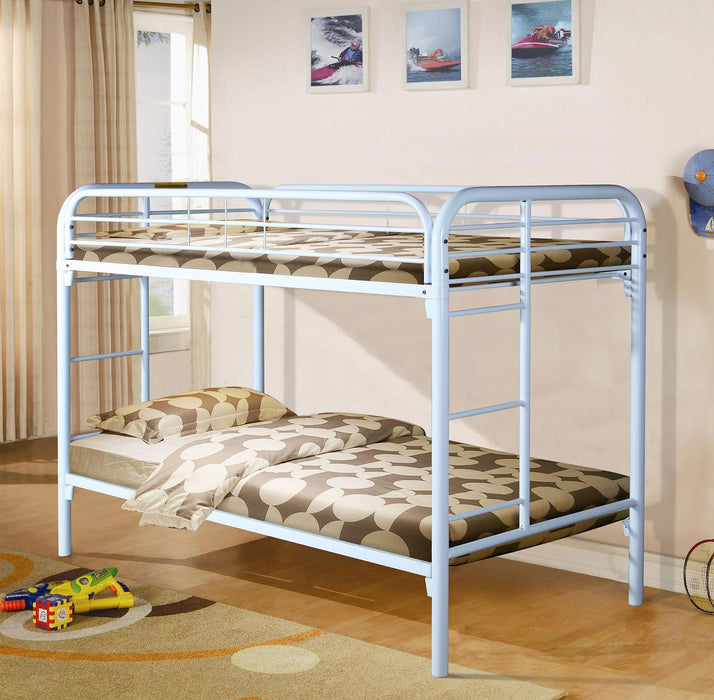 White Twin/Twin Bunkbed image