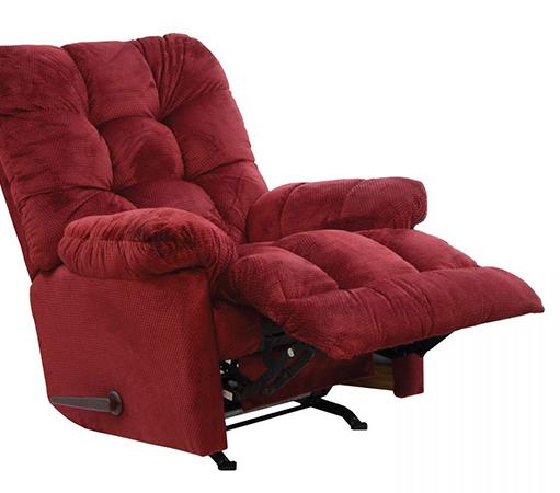 Nettles Merlot Rocker Recliner W/Heat & Massage image