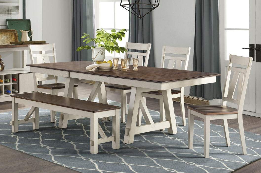 Laurel Manor Ii Dining Table, 4 Chairs & Bench image