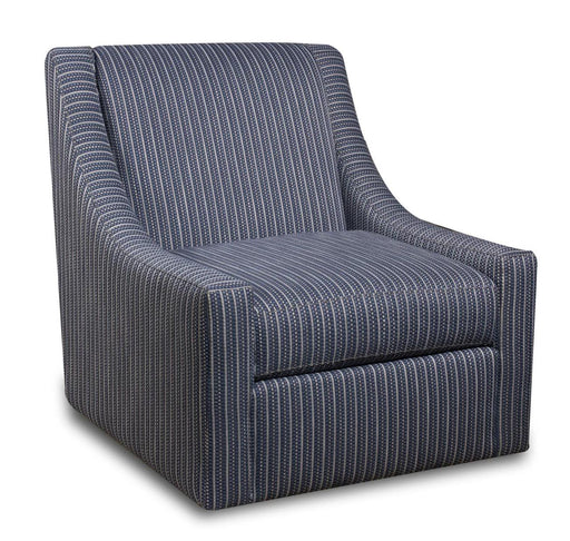 Azure Indigo Swivel Accent Chair image