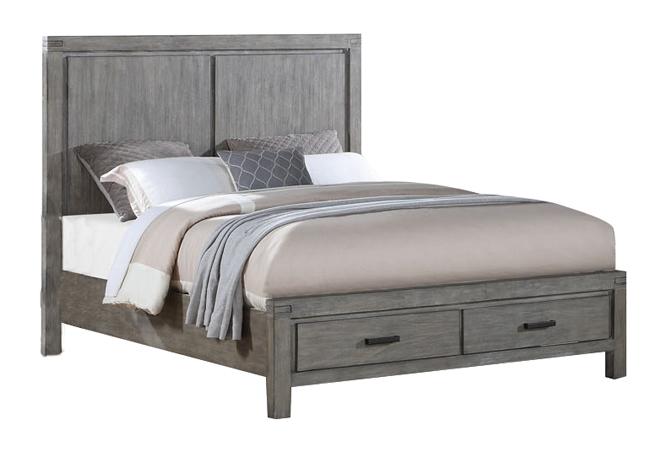 Copeland Gray King Storage Bed image