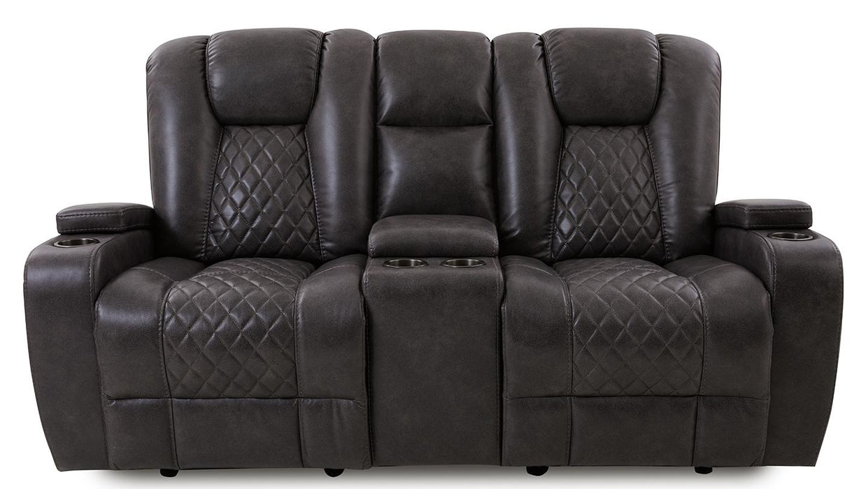 Transformer Granite Reclining Glider Loveseat image