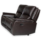 Madras Espresso Power Reclining Loveseat image