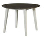 Grey & White Dining Drop Leaf Table image