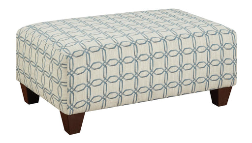 Lisa Denim Accent Ottoman (Lyla Doe) image