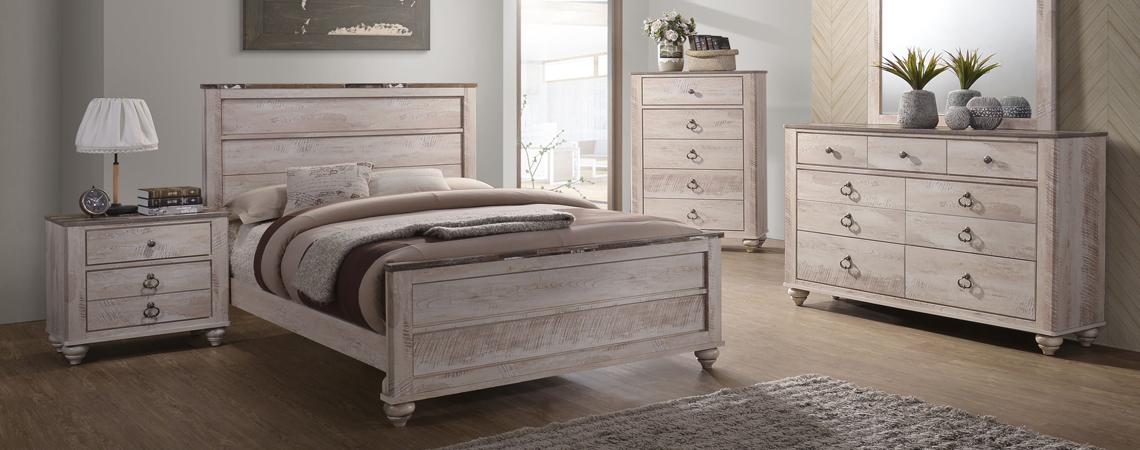 Jessup Queen Bed, Dresser, Mirror image