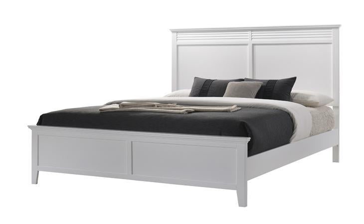 Cottage Bay White Twin Bed image