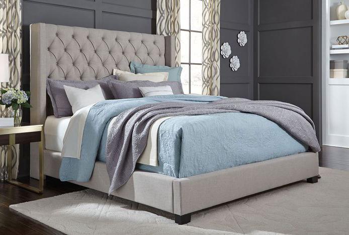 Westerly Light Grey King Bed image