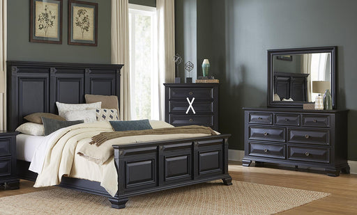 Passages Queen Bed, Dresser, Mirror image