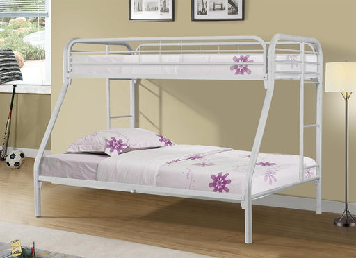 White Twin/Full Bunkbed image