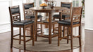 Gia Brown Pub Table & 4 Chairs image