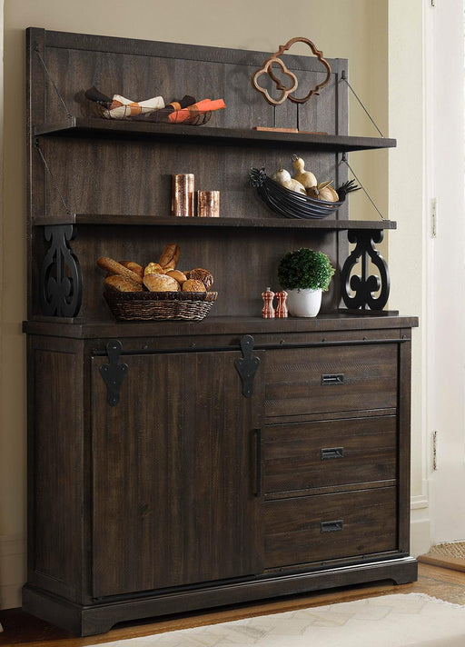 Stone Charcoal Server W/Hutch image