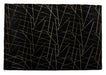 Black W/ Gold Accent Rug Emma Collection image