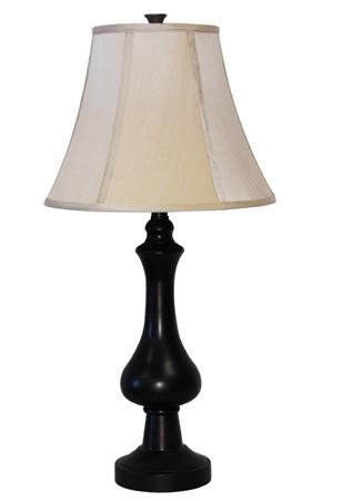 Metal/Bronze Table Lamps 2Pc Set image