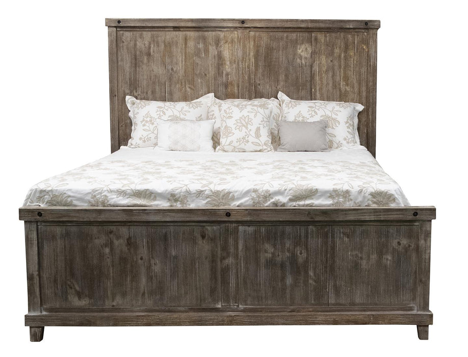 Industrial Barnwood Queen Bed image