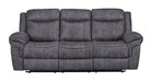 Knoxville Grey Rec Sofa W/Ddt & Drawer image